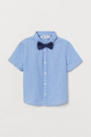 Shirt with a tie/bow tie £5.00