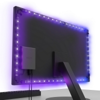 Overclockers Nzxt NZXT Hue 2 Ambient RGB Lighting Kit for Monitor upto 26