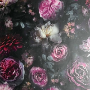 Arthouse Dark Magic Floral Glitter Wallpaper Multi £10.40
