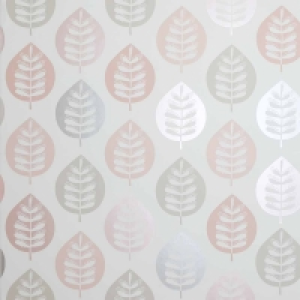 Arthouse Opera Amira Leaf Multi Wallpaper Blush £8.00