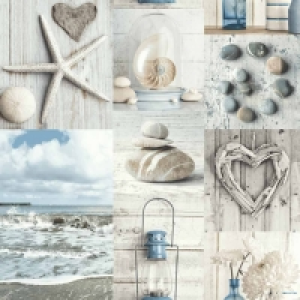 Arthouse Maritime Collage Wallpaper £8.00