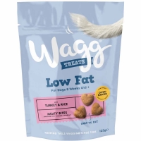 Wilko  Wagg Low Fat Dog Treats 125g