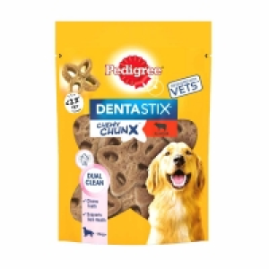 Wilko  Pedigree Denta Chewy Chunx Maxi Beef Dog Treats 68g