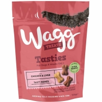 Wilko  Wagg Tasty Bones Dog Treats 150g
