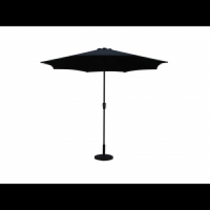 JTF  Lifetime Garden Parasol Alum Crank Black 3m