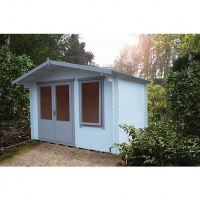 Wickes  Shire 11 x 10 ft Berryfield Double Door Garden Log Cabin
