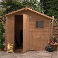 Wickes  Mercia 7 x 5 ft Pressure Treated Shiplap Reverse Apex Shed
