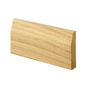 Wickes Chamfered Oak Veneer MDF Architrave - 15mm x 69mm x 2