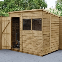 Wickes  Forest Garden 7 x 5 ft Pent Overlap Pressure Treated Potting