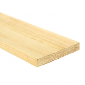 Wickes Redwood PSE Timber - 20.5 x 144 x 2400 mm £10.37