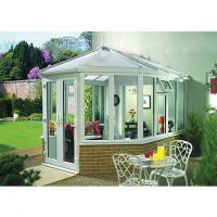 Wickes  Wickes Victorian Dwarf Wall White Conservatory - 10 x 9 ft