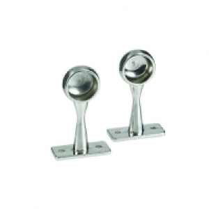 Wickes Interior End Rail Bracket - 19mm Brushed Nickel Pack  £4.79