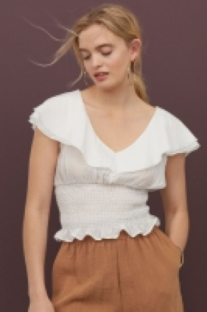 Flounced smocked top £8.00