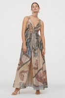 HM  Mosaic-patterned long dress