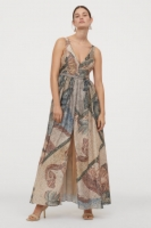 HM  Mosaic-patterned long dress