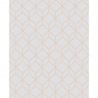 Wickes  Superfresco Easy Myrtle Geo Grey Decorative Wallpaper - 10m