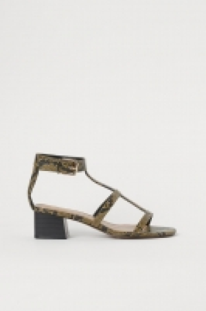 Block-heeled sandals £9.00