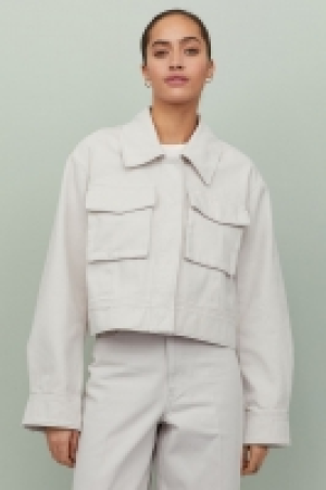 Boxy twill jacket £30.00