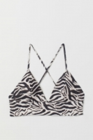 Padded triangle bikini top £8.00