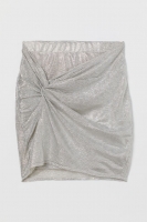 HM  Shimmering metallic skirt
