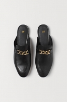 HM  Leather mule loafers