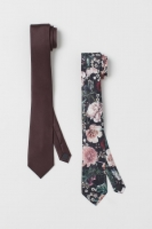 2-pack satin ties £6.00