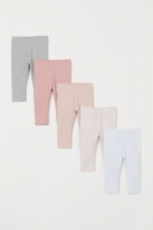 5-pack jersey leggings £10.00