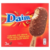Iceland  Daim Caramel Ice Cream with Milk Chocolate Coated Daim Piece