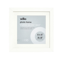 Wilko  Wilko White Photo Frame 8 x 8 Inch