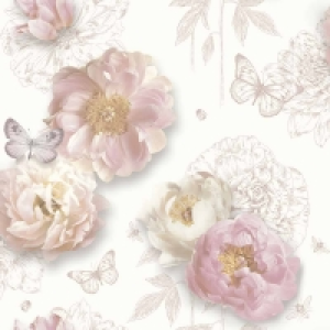 Arthouse Flower Garden Blush Wallpaper £10.40