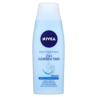 Wilko  Nivea Daily Essentials 2 in 1 Cleanser and Toner 200ml
