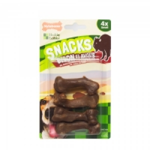 Nylabone Bison Snacks Small Bone x 4