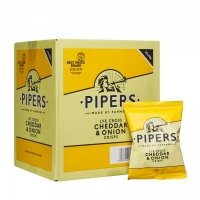 JTF  Pipers Cheddar and Onion 24 x 40g