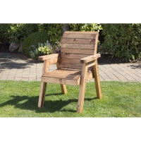 QDStores  Traditional Scandinavian Redwood Garden Chair