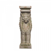 JTF  Nostalgic Garden Ornament Lion Pillar