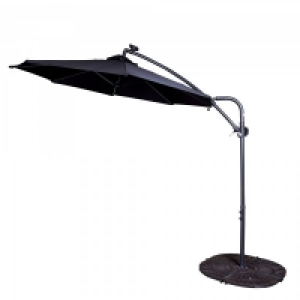 JTF  Luxury Overhanging 360 Parasol & Btooth Spkr 2.7m