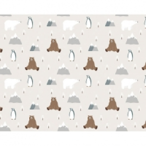 ohpopsi Winter With Animal Friends Wall Mural - L 3m (W) x 2