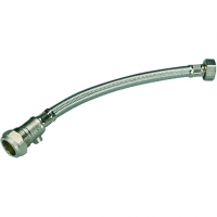 Wickes  Wickes Flexible Tap Connector With Isolating Valve - 22 x 19