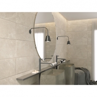 Wickes  Boutique Paloma Silver Ceramic Wall Tile 900 x 300mm