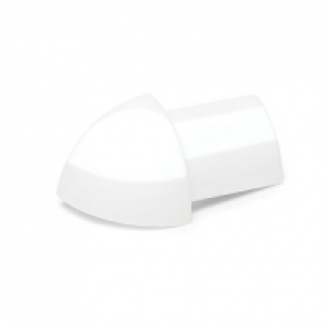 Homelux 10mm Quadrant Corners White PK2 &pound;1.00