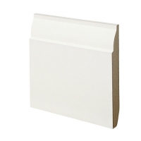 Wickes  Wickes Dual Purpose Chamfered/Ovolo Primed MDF Skirting - 18