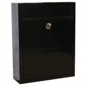 Sterling Compact Post Box - Black &pound;18.50