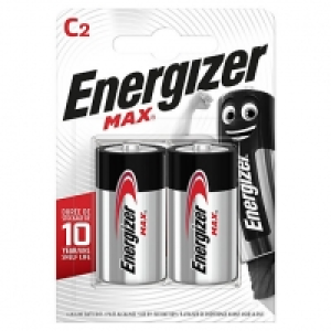 Energizer Max C Batteries - Pack of 2 £3.99