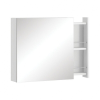 Wickes  Wickes Alessano White Gloss Mirror Storage Unit - 600mm