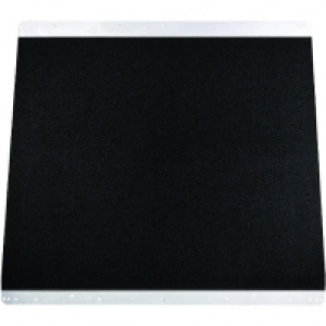 Wickes  Rangemaster Toledo Glass Splashback - Black Gloss 900mm