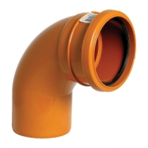 FloPlast D161 Underground Drainage 87.5 Deg Bend Socket -Ter £6.00