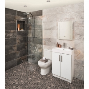 Wickes Aspen Silver Grey Porcelain Wall & Floor Tile 598 x 2
