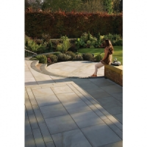 Wickes  Marshalls Fairstone Sawn Versuro Smooth Autumn Bronze Paving