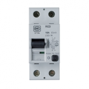 Wickes  MK 30mA Double Pole Two Module Residual Circuit Breaker - 16