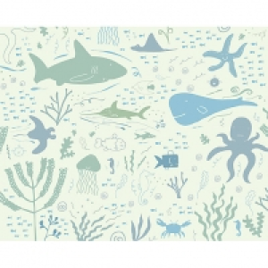 ohpopsi Underwater Adventures Wall Mural - L 3m (W) x 2.4m ( £60.00